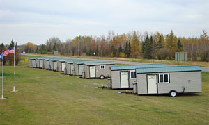 Alpine Sleeper Fish Houses for Upper Red Lake Walleye, Northern, Crappie ice fishing